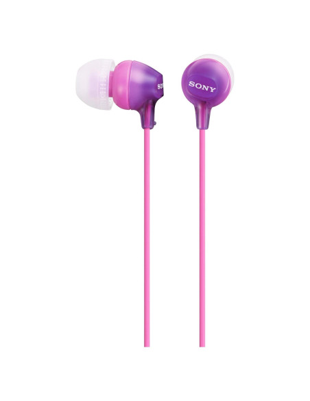 Auriculares In-Ear Sony MDREX15LP Violeta 9mm Silicona Auriculares In-Ear Sony MDREX15LP Violeta 9mm Silicona