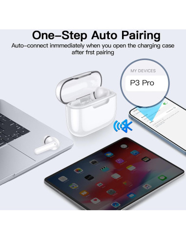 Auriculares Inalámbricos Lanteso P3 PRO Bluetooth 5.3 IPX5