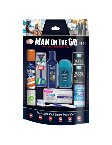 Kit de Aseo para Hombres Convenience Kits 11 Piezas Azul