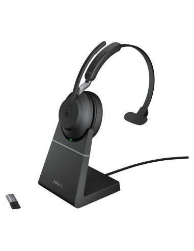 Auriculares Inalámbricos Jabra Evolve2 65 USB-A Mono Negro