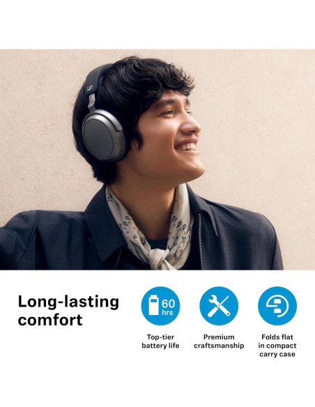 Auriculares Inalámbricos Sennheiser Momentum 4, Bluetooth 60h, Cancelación de Ruido Auriculares Inalámbricos Sennheiser Momentum 4, Bluetooth 60h, Cancelación de Ruido