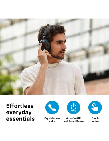 Auriculares Inalámbricos Sennheiser Momentum 4, Bluetooth 60h, Cancelación de Ruido