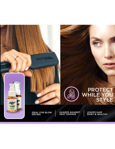 Tratamiento de Aceite de Argán South Beach 30ml - Control Frizz y Brillo