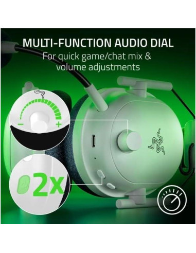 Auriculares Razer BlackShark V2 Pro Inalámbricos 50mm - Blanco