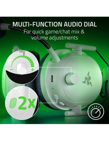Auriculares Razer BlackShark V2 Pro Inalámbricos 50mm - Blanco
