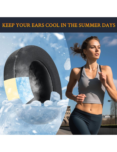 Almohadillas de Gel Refrigerante SOULWIT para Auriculares Beats Studio Pro - Negro Almohadillas de Gel Refrigerante SOULWIT para Auriculares Beats Studio Pro - Negro