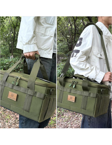 Bolsa de Almacenamiento Táctica Lemubeane 18L Verde Militar