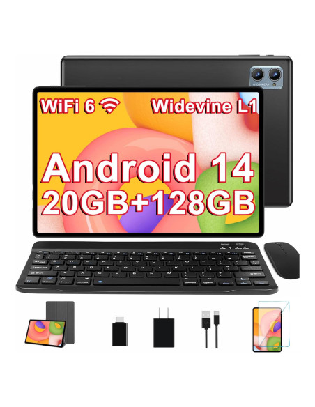 Tableta 2 en 1 SUAAT S3 10.1" Android 14 20GB RAM 128GB ROM Tableta 2 en 1 SUAAT S3 10.1" Android 14 20GB RAM 128GB ROM