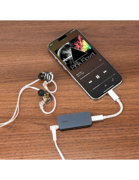 DAC Portátil Geekria Pocket Box 3 AMP USB-C 4.4mm 3.5mm DAC Portátil Geekria Pocket Box 3 AMP USB-C 4.4mm 3.5mm