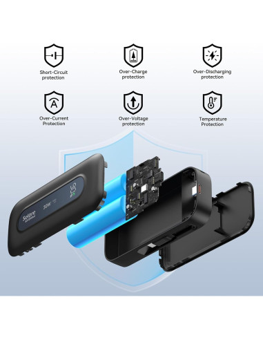 Banco de Energía 10,000mAh C-Smartlink con Carga Rápida 30W