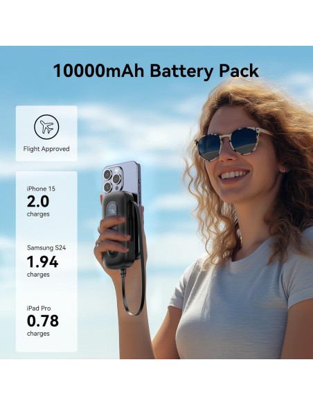 Banco de Energía 10,000mAh C-Smartlink con Carga Rápida 30W Banco de Energía 10,000mAh C-Smartlink con Carga Rápida 30W