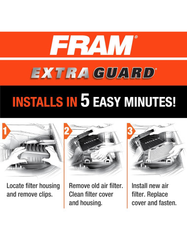 Filtro de Aire FRAM Extra Guard CA12377 para Toyota y Lexus