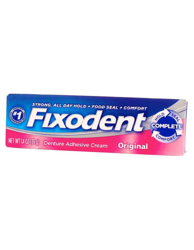 Crema Adhesiva para Dentaduras Fixodent Original 41ml