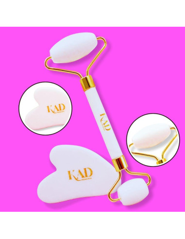 Set Rodillo de Jade Gua Sha KAD Alemania - Masaje Facial Natural