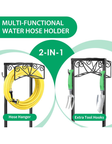 Soporte para Manguera TomCare de Metal Resistente 150 PIES