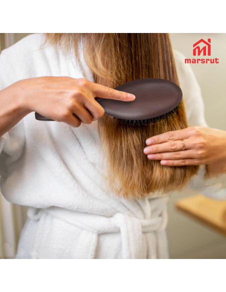 Cepillo de Madera Natural Marsrut para Cabello Graso 23 cm Cepillo de Madera Natural Marsrut para Cabello Graso 23 cm