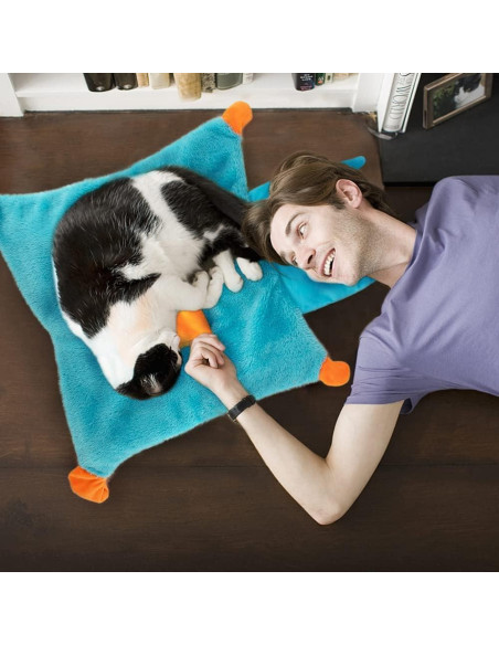 Alfombrilla Suave para Gatos AWOOF con Juguetes Interactivos Alfombrilla Suave para Gatos AWOOF con Juguetes Interactivos