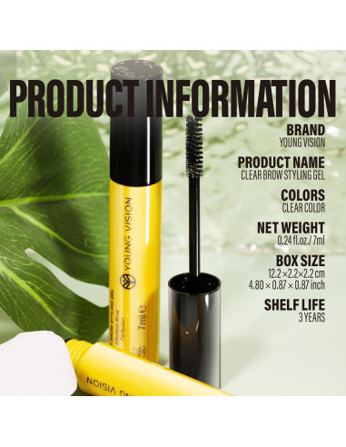 Gel para Cejas YOUNG VISION - Transparente Impermeable 32g