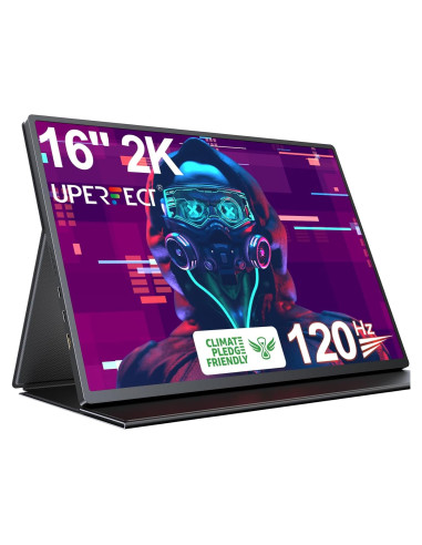 Monitor Portátil UPERFECT 2K 120Hz 16" HDR FreeSync