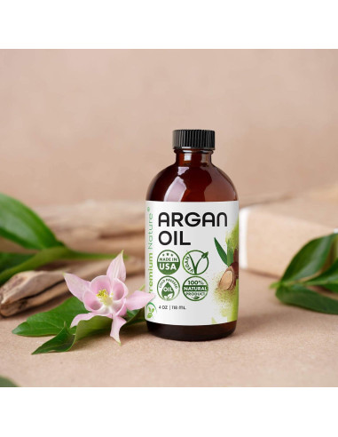 Aceite de Argán 100% Puro Premium Nature 255 g - Hidratante Cabello y Piel