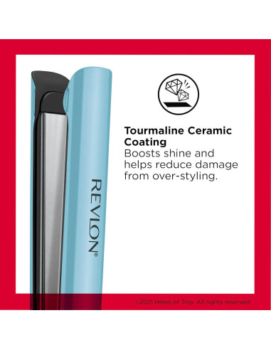 Plancha de Pelo Digital Revlon Lasting Brilliance 2.54 cm