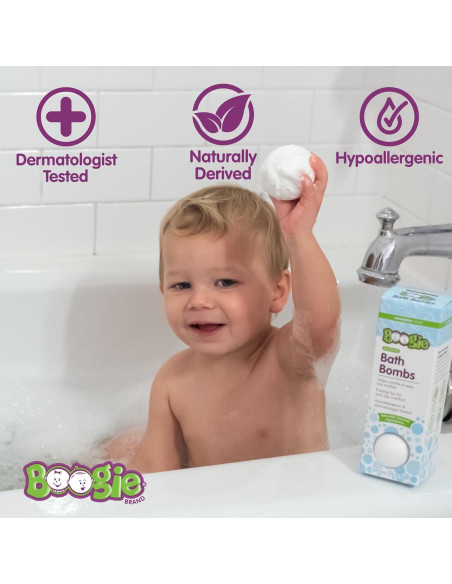 Bolas de Baño Boogie Kids Eucalipto 3 Unidades 79.4 g Bolas de Baño Boogie Kids Eucalipto 3 Unidades 79.4 g