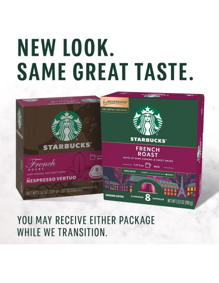 Cápsulas de Café Starbucks por Nespresso Tostado Francés 32 Unidades Cápsulas de Café Starbucks por Nespresso Tostado Francés 32 Unidades