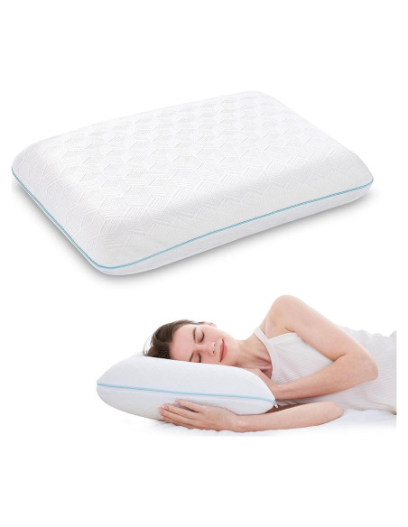 Almohada Estándar EGOHOME Espuma Viscoelástica 61x40.6cm Almohada Estándar EGOHOME Espuma Viscoelástica 61x40.6cm