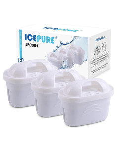 Filtros de Agua ICEPURE para Jarras Brita Maxtra+ - Paquete de 3