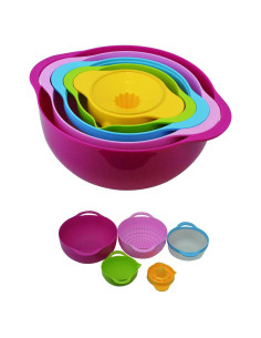 Conjunto de 5 Tazones Apilables Southern Homewares Multicolor