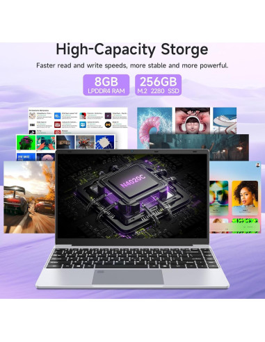Laptop FOLINHAM 14.1" Intel Celeron 8GB RAM 256GB SSD