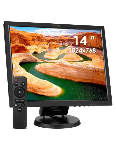 Monitor LCD 14" Eyoyo EM07D HDMI VGA 1024x768 Monitor LCD 14" Eyoyo EM07D HDMI VGA 1024x768