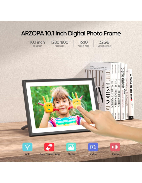 Marco Digital ARZOPA 10.1" WiFi 32GB Pantalla Táctil IPS Marco Digital ARZOPA 10.1" WiFi 32GB Pantalla Táctil IPS