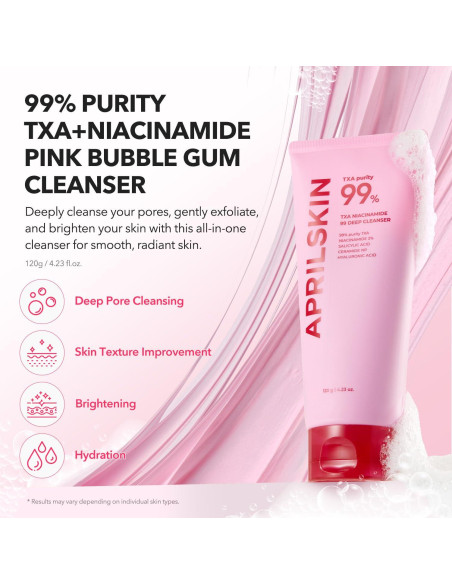 Limpiador Profundo APRILSKIN Goma Bubble Gum 125ml Limpiador Profundo APRILSKIN Goma Bubble Gum 125ml