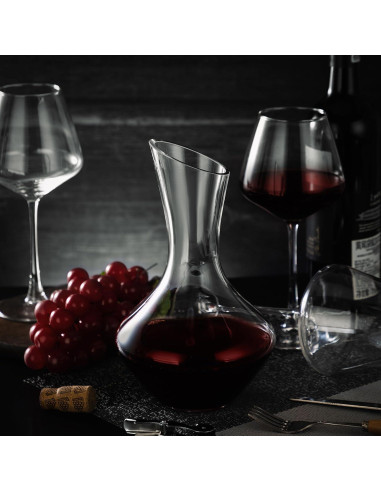 Decantador de Vino Youyah 750ml Cristal Soplado a Mano