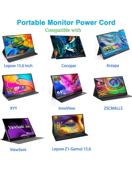Cable USB C 3.2 Gen 2x2 100W para Monitores Portátiles Cable USB C 3.2 Gen 2x2 100W para Monitores Portátiles