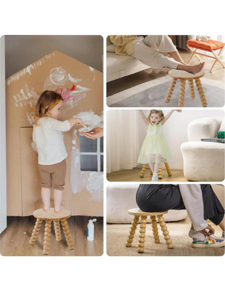 Taburete de Madera Sólida HuiDao 27 cm Antideslizante Taburete de Madera Sólida HuiDao 27 cm Antideslizante