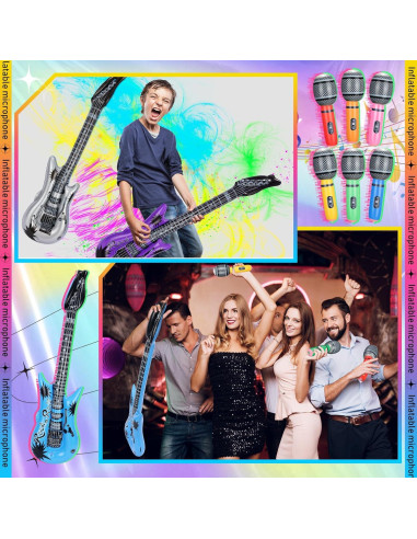 Conjunto de 36 Instrumentos Inflables Chitidr para Fiesta Musical