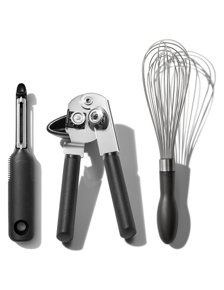 Juego de Utensilios de Cocina OXO Good Grips 3 Piezas Acero Inoxidable Juego de Utensilios de Cocina OXO Good Grips 3 Piezas Acero Inoxidable