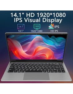Laptop KurieTim 14.1" FHD 8GB RAM 256GB SSD Plata 2