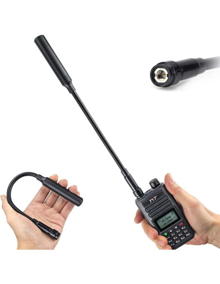 Antena Táctica Plegable NEWONES SMA-Macho 31 cm Doble Banda Antena Táctica Plegable NEWONES SMA-Macho 31 cm Doble Banda