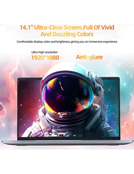 Laptop SAIWAN A1407N 14.1" FHD 6GB RAM 128GB Gris Oscuro Laptop SAIWAN A1407N 14.1" FHD 6GB RAM 128GB Gris Oscuro