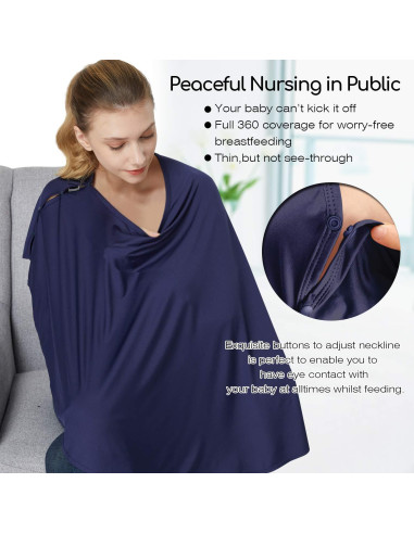 Cubierta de Lactancia Multiusos Kefee Kol Azul 360