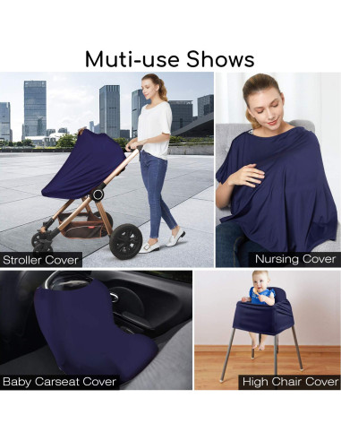 Cubierta de Lactancia Multiusos Kefee Kol Azul 360