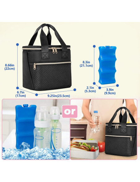 Bolsa de Enfriamiento Fasrom para Leche Materna 6 Botellas Bolsa de Enfriamiento Fasrom para Leche Materna 6 Botellas