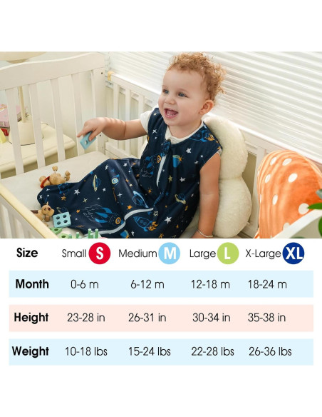 Saco de Dormir David para Bebés 0-6 Meses Micro Forro Polar Saco de Dormir David para Bebés 0-6 Meses Micro Forro Polar