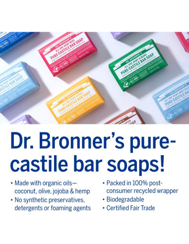 Set de Regalo Dr. Bronner's Baby Sin Fragancia - Jabones Orgánicos 4 en 1