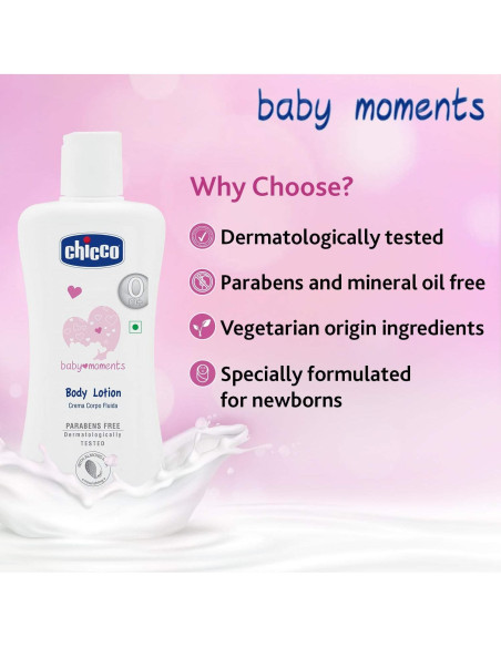 Loción Corporal Chicco Baby Moments 200 ml Hidratante Loción Corporal Chicco Baby Moments 200 ml Hidratante