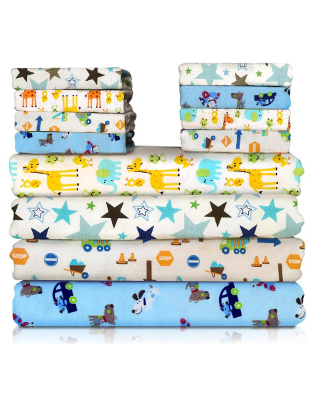 Manta de Recepción Omilion 4 Paquete 76.2x76.2 cm Algodón Manta de Recepción Omilion 4 Paquete 76.2x76.2 cm Algodón