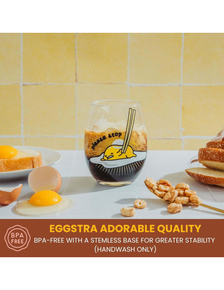 Vaso Sin Tallo Gudetama Sanrio 591ml Multicolor Vaso Sin Tallo Gudetama Sanrio 591ml Multicolor